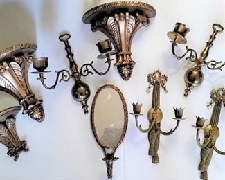 WALL MOUNT CANDLE HOLDERS