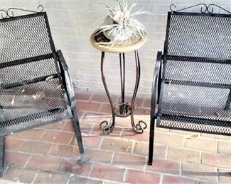 WIRE GARDEN CHAIRS