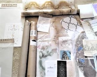 LOT OF STENCILS