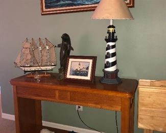 Another hall table $75
Lighthouse lamp