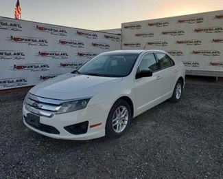#120 • 2010 Ford Fusion: CURRENT SMOG : 2010
Make: Ford
Model: Fusion
Vehicle Type: Passenger Car
Mileage:77285
Plate:
Body Type: 4 Door Sedan
Trim Level: S
Drive Line: FWD
Engine Type: L4, 2.5L
Fuel Type: Gasoline
Horsepower:
Transmission:
VIN #: 3FAHP0GA8AR167971