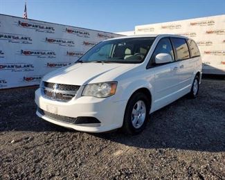 #300 • 2011 Dodge Grand Caravan: CURRENT SMOG : 2011
Make: Dodge
Model: Grand Caravan
Vehicle Type: Van
Mileage: 78067
Plate:
Body Type: 4 Door Van; Extended
Trim Level: Mainstreet
Drive Line: FWD
Engine Type: V6, 3.6L; FFV
Fuel Type: Gasoline/E85
Horsepower:
Transmission:
VIN #: 2D4RN3DG1BR698731