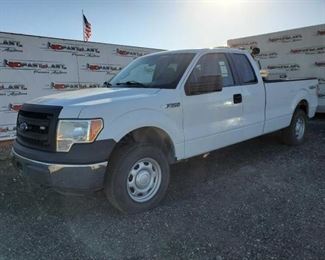 #350 • 2013 Ford F-150: CURRENT SMOG : 2013
Make: Ford
Model: F-150
Vehicle Type: Pickup Truck
Mileage:152505
Plate:
Body Type: 4 Door Cab; Super Cab; Styleside
Trim Level: STX; XL; XLT; SVT Raptor; Lariat; FX4
Drive Line: 4WD
Engine Type: V8, 5.0L; FFV
Fuel Type: Gasoline/E85
Horsepower:
Transmission:
VIN #: 1FTFX1EF7DKE57469. 