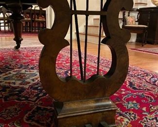 John Brinsmead and Sons Antique Burled Walnut Grand Piano (1860)