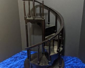 Wooden Spiral Staircase Display