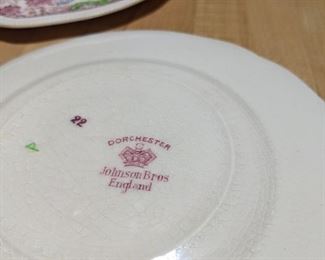 Dorchester Plates Mark