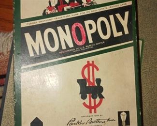 1954 Monopoly Set