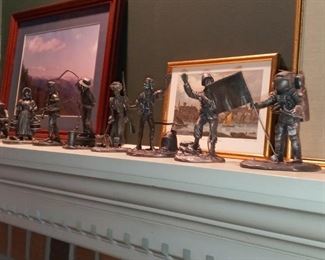 Franklin Mint Pewter Collection