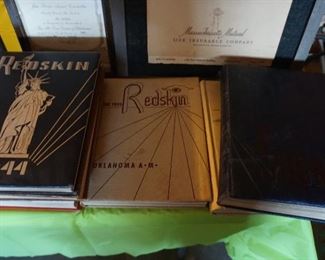 Redskins and OU yearbooks