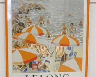 1011	1973 FRENCH GALLERY POSTER, LELONG. 22 IN X 31 3/8 IN INCLUDING FRAME
