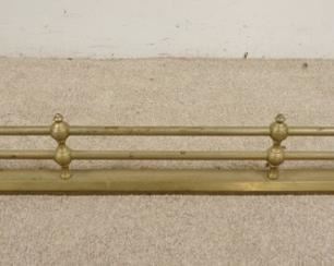 1184	BRASS FIREPLACE FENDER, 53 1/2 IN WIDE
