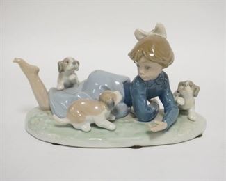 1254	LLADRO RECLINING, 6 3/4 IN WIDE X 4 1/4 IN HIGH
