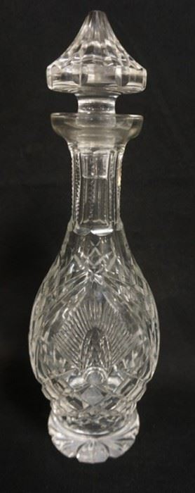 1258	SIGNED WATERFORD DECANTER W/ORIGINAL STOPPER, 13 1/2 IN HIGH
