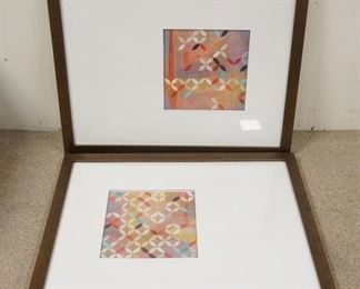 1305	PAIR OF PRINTS BY JODI FUCHS, 34 3/4 IN X 27 1/4 IN INCLUDING FRAMES
