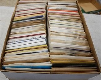 1350	LARGE LOT OF 45 RPM RECORDS, MAY CONTAIN MULTIPLES
