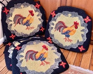 Rooster seat cushions