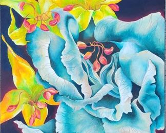 Elizabeth Elequin 24" x 24" oil on canvas. There are 2. The other is 40" x 40".