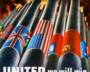 World War II poster. Original condition. Still folded.