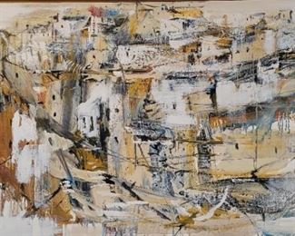 Gino Hollander 40" x 74" oil on canvas. There are 3 by this artist.