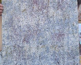 30" x 22" oil on paper. There are 2 by this artist.