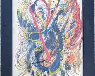 Hendrick Grise 20" x 14" gouache and watercolor on paper. There are a few of these.