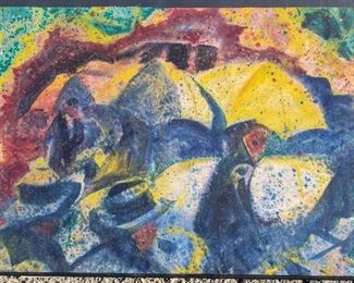 Emil Kosa Jr. 22" x 30" watercolor.