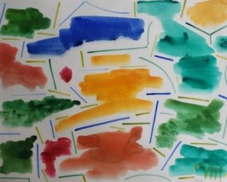 James McCray 22" x 30" watercolor.