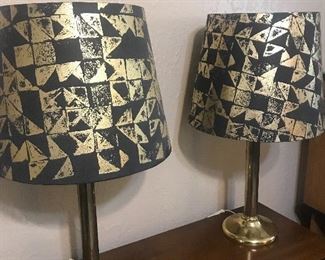 Black and Gold Lamps
36”