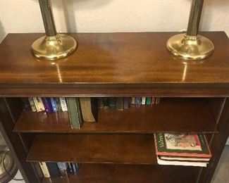 Wood Bookcase 3 tier
Measures 36”(l) and 33”(h)