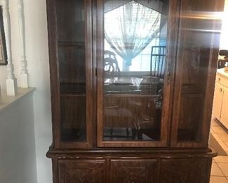 China Cabinet by Bassett
Measures 79”(h) by 40”(w)