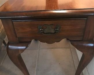 Small table measures 22”(h) by Pennsylvania House