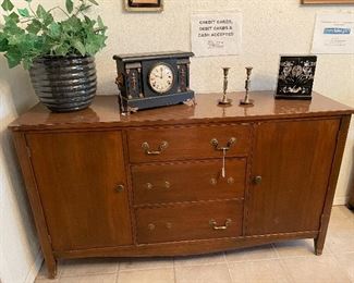 Beautiful Wood Buffet measures 60" x 18"