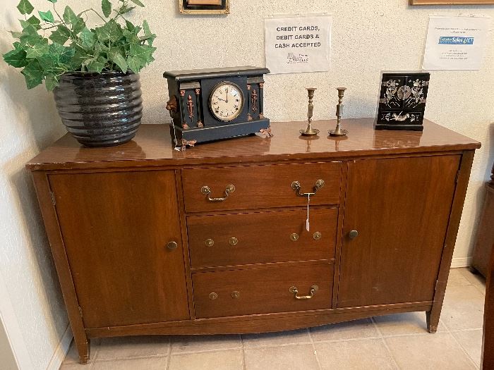 Beautiful Wood Buffet measures 60" x 18"                                                                           