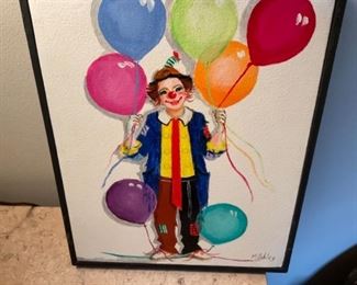 Clown paintings