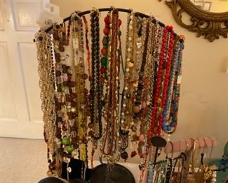 Tons and tons of jewelry. 