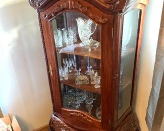 Ornate china / display cabinet