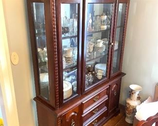 Elegant china cabinet