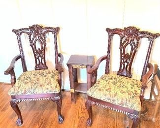 Matching set of antique chairs
