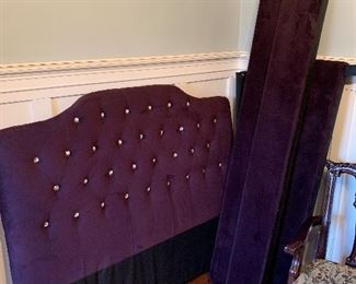 Queen bed frame and headboard