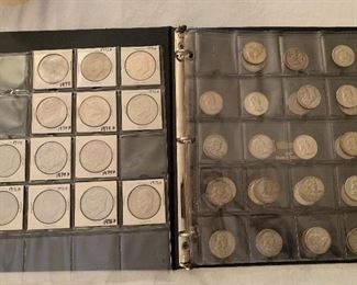 Eisenhower dollars, Franklin half dollars