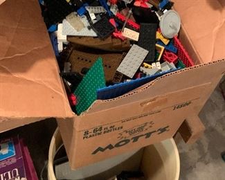 Tubs of legos