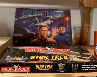 Star Trek, Monopoly, games