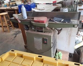 Woodshop jointer