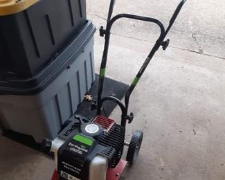 Earthquake gas-powered rototiller garden tiller