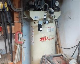 Large Ingersoll Rand air compressor commercial