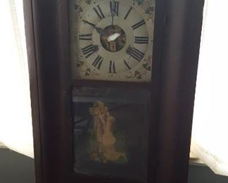Antique regulator clock $145