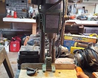 Table top mortising machine by Central machinery