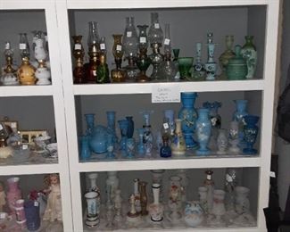 Bristol vases and more oil lamps