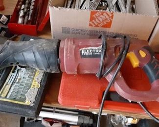 Electric Sawzall reciprocating saw