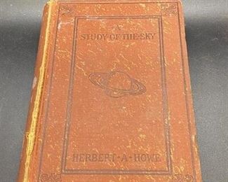 Antique Astronomy Book C. 1896 Study of the Sky by Herbert A. Howe